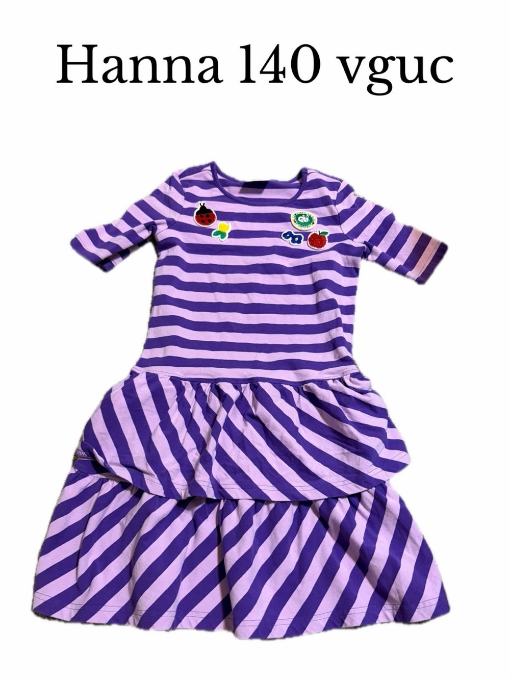 Hanna Andersson 140 purple dress size 10